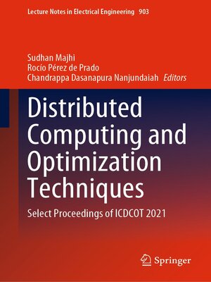 cover image of Distributed Computing and Optimization Techniques
